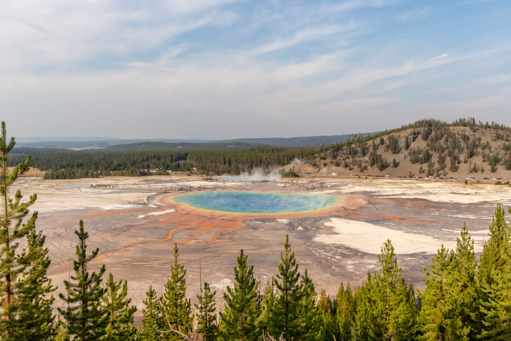 Grand Prismatic Spring in Yellowstone National Park