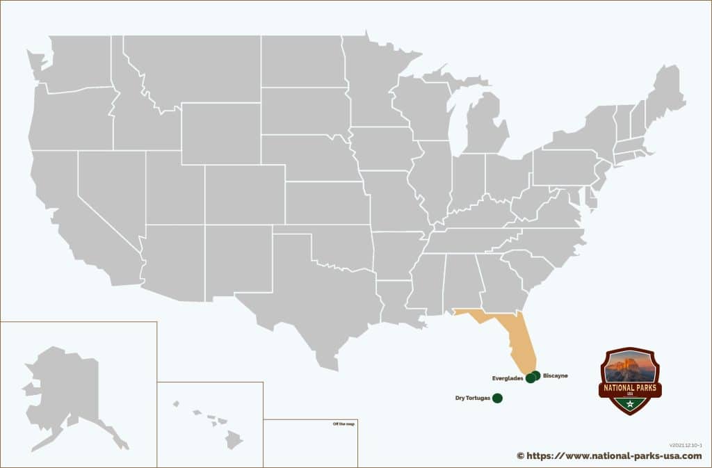 National Parks Florida Map