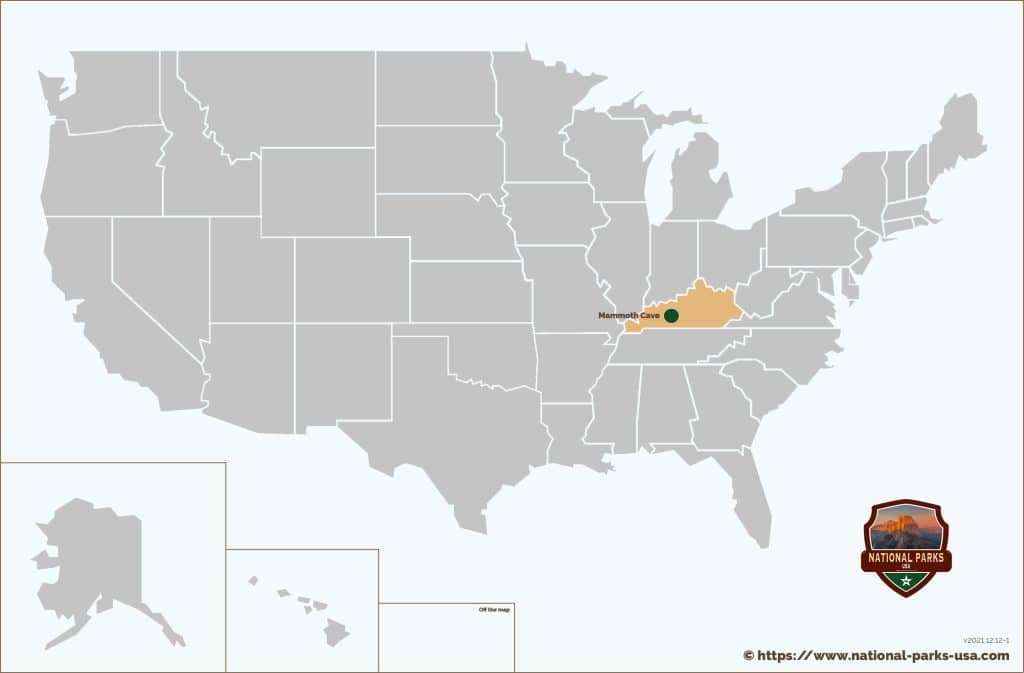 National Parks Kentucky Map