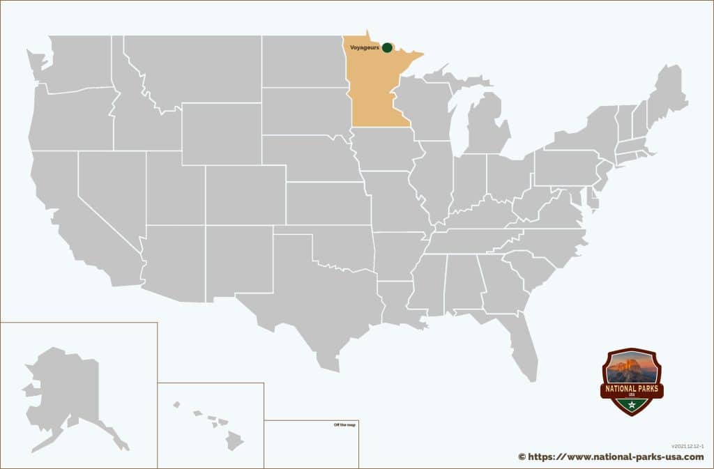 National Parks Minnesota Map