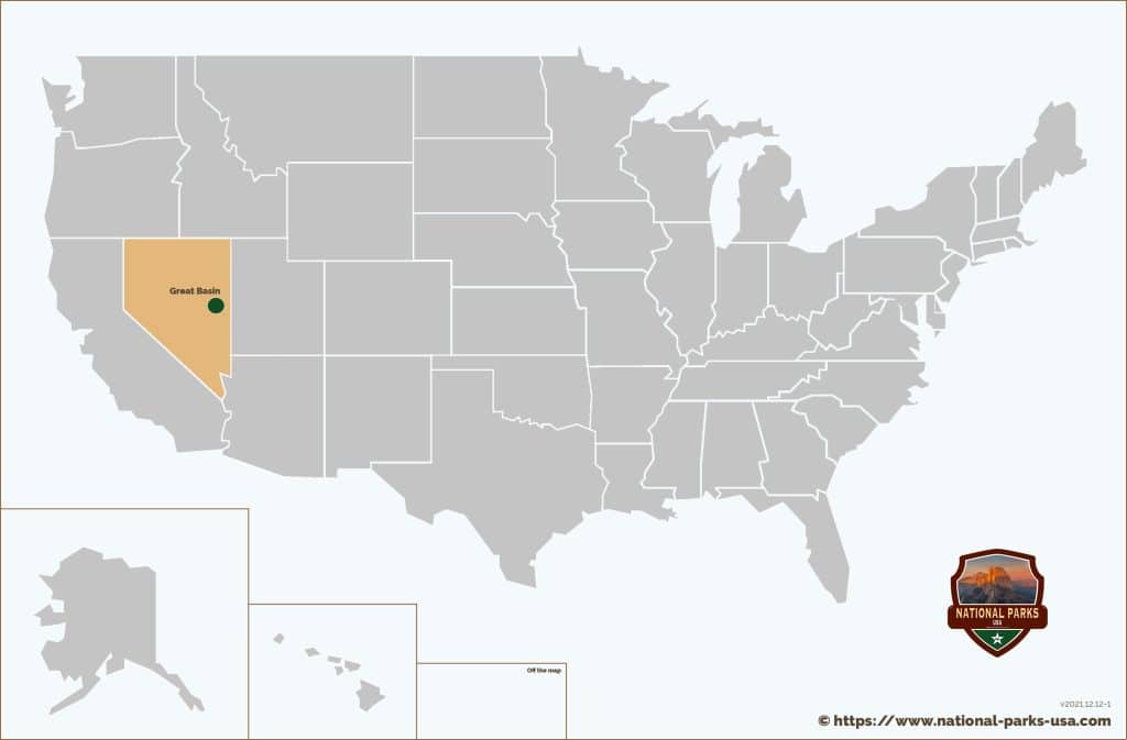 National Parks Nevada Map