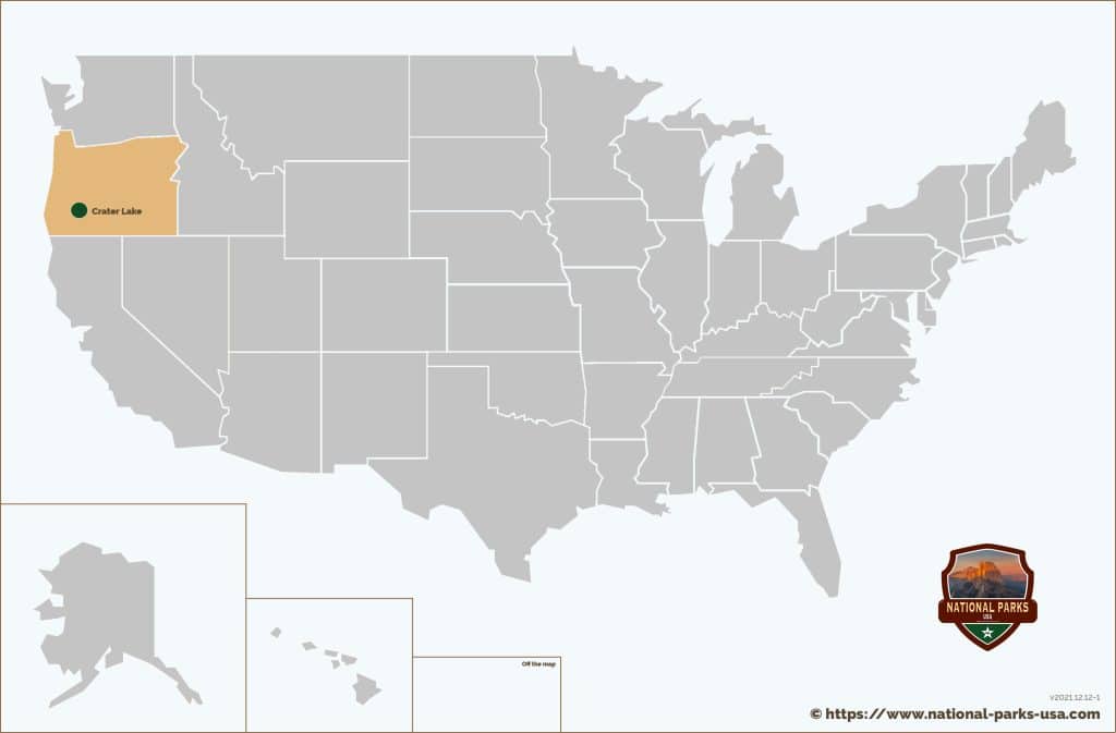 National Parks Oregon Map