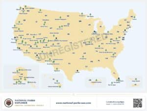 Interactive U.S. National Parks Map - National Parks USA Interactive U.S. National Parks Map showing National Park locations across the United States